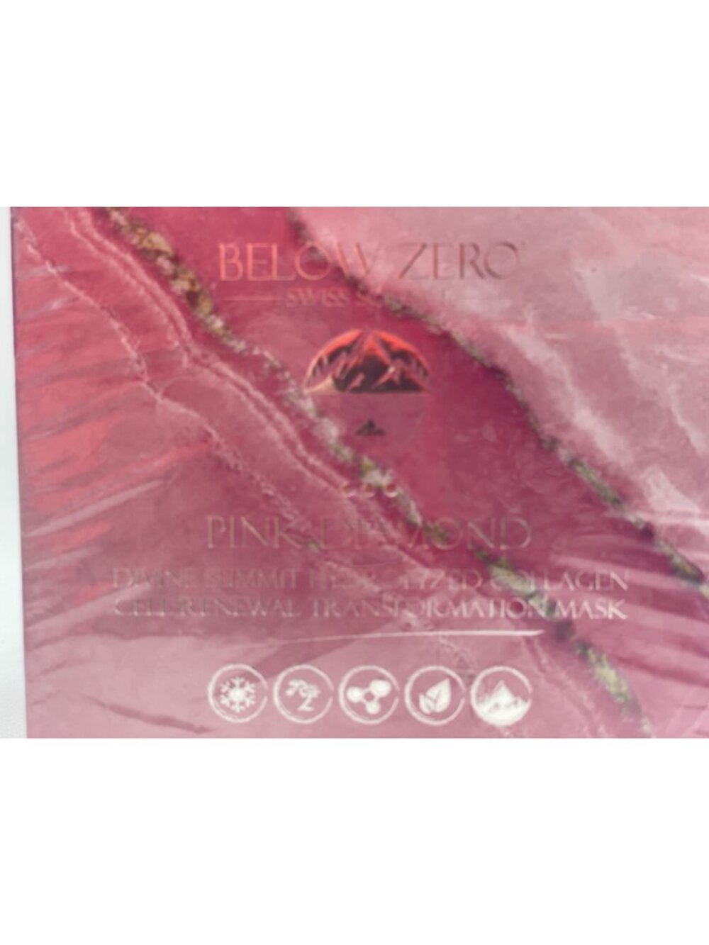 Below Zero Swiss Science Pink Diamond Hydrolyzed Collagen Mask 50ml Skin Renewal